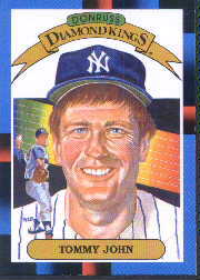 1988 Donruss Baseball Cards    017      Tommy John DK